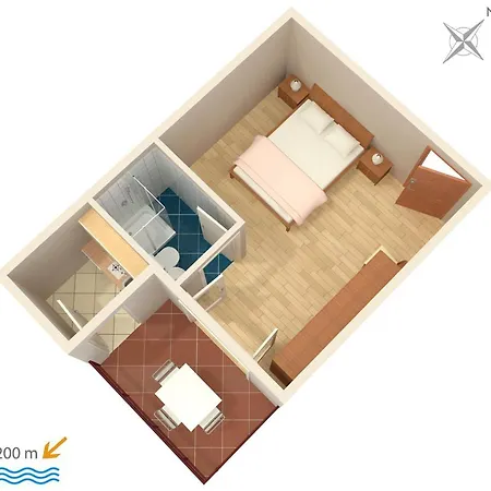 Apartment With A Parking Space - 2751